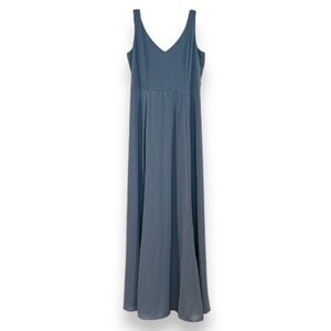 Show Me Your Mumu Jenn Mint Green V Neck Formal Bridesmaids Maxi Dress Large